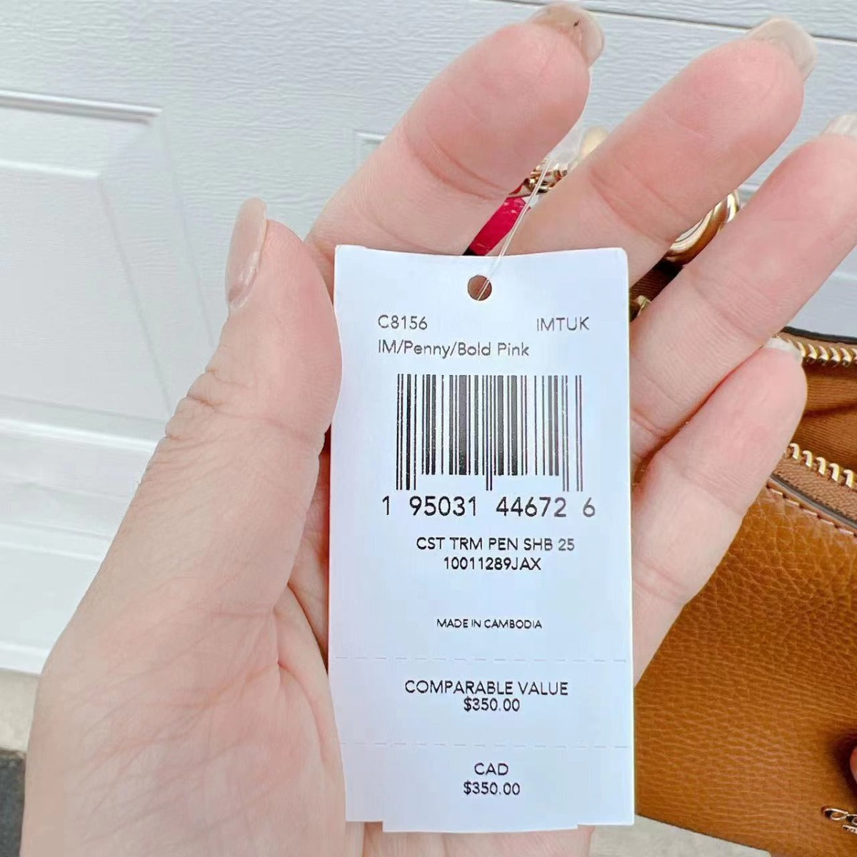 Coach C8156 Pennie Shoulder Bag 25 In Penny/Bold Pink Coach C8156 Pennie Shoulder Bag 25 In Penny/Bold Pink